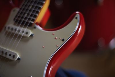Close-up of guitar