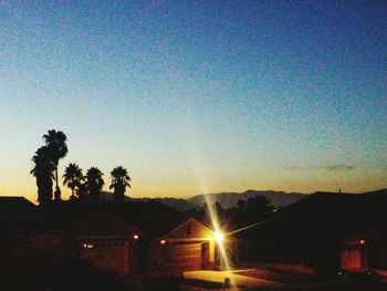 Scenic view of sky at dusk