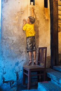 Man standing outdoors