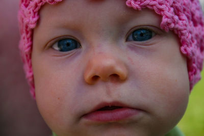 Close-up of cute baby boy