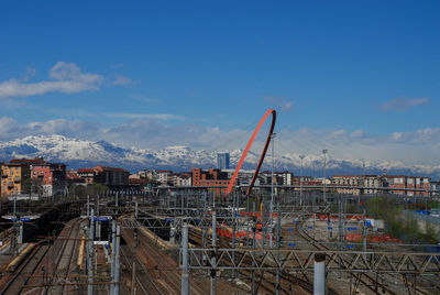 The olympic arch in turin, italy