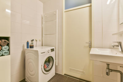 Interior of bathroom