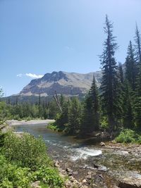 Scenic view of land against sky