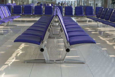 Empty seats in airport