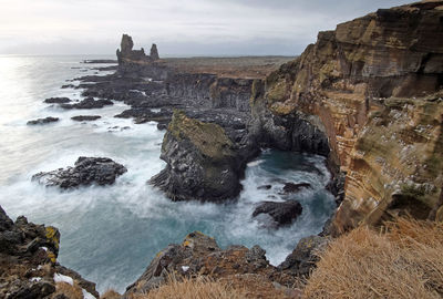 Panoramic view of sea against sky