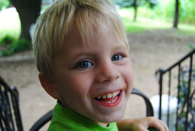 Close-up of boy