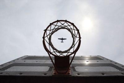 Low angle view of built structure against sky