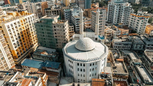 Aerial view of msulim mosque in dar es salaam