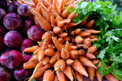 Various fruits for sale at market