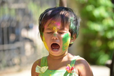 Portrait of cute boy