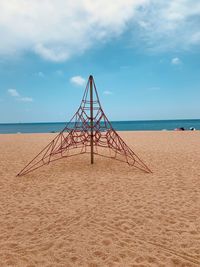 Lifeguard hut on beach