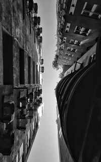 Low angle view of buildings against sky