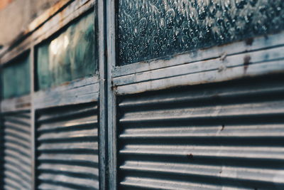 Full frame shot of corrugated iron