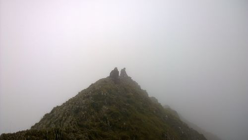 Scenic view of mountain against sky
