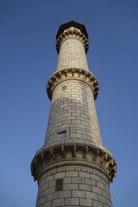 Low angle view of minaret against sky