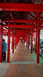 Full length of people in shopping mall