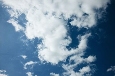 Low angle view of cloudy sky