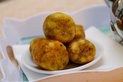 Close-up of food on plate
