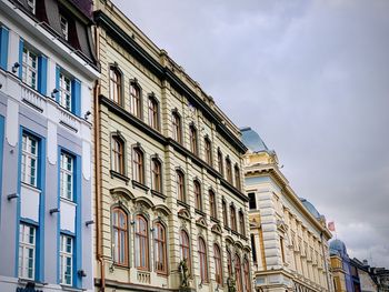 Low angle view of building against sky