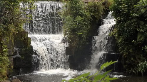 River flowing through rocks