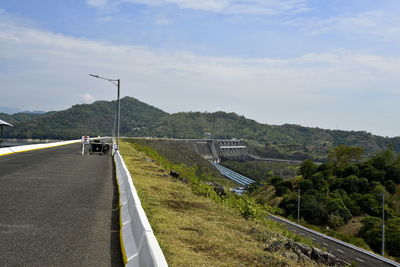 Santiago city, philippines, july 4, 2022, around magat dam completed in 1982 on the magat river