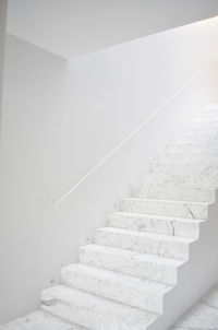 Empty staircase in building