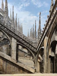 Spiers of the milan cathedral