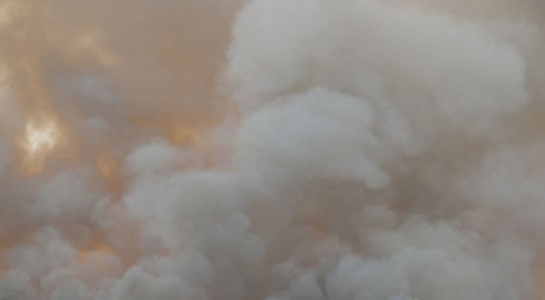 Low angle view of storm clouds in sky