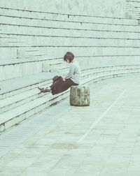 Man sitting outdoors