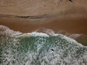 Scenic view of rocks in sea