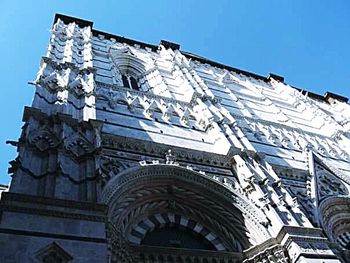 Low angle view of building against sky