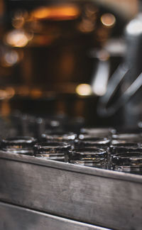 Close-up of wine in glass