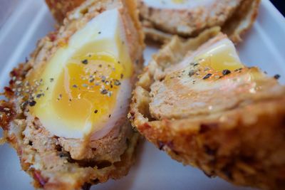 Close-up of breakfast