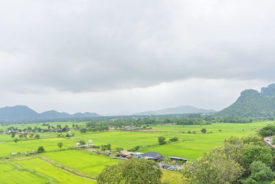 Scenic view of landscape against sky