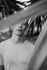 Portrait of smiling teenage boy