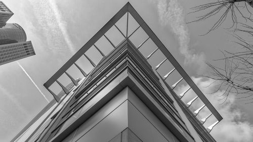 Low angle view of building against sky