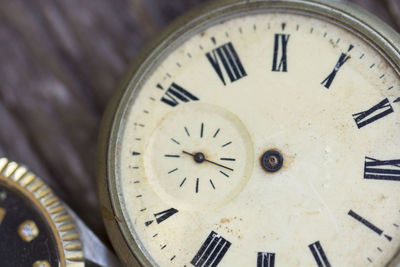 Close-up of clock