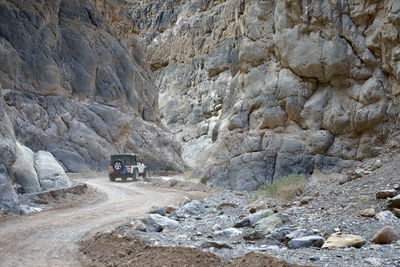 Rock formations in desert
