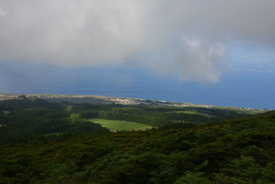 Scenic view of landscape against sky