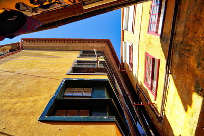 Low angle view of building against sky