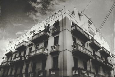 Low angle view of building against sky