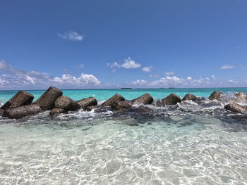 Panoramic shot of sea against sky