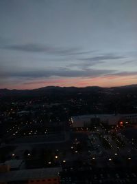 Cityscape at dusk