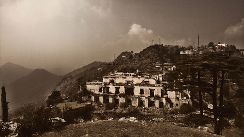 Built structure with trees in background