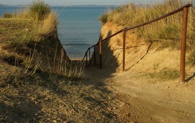 Scenic view of sea shore