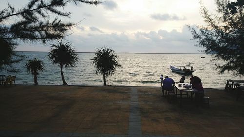 People on beach