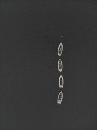 High angle view of information sign on wall