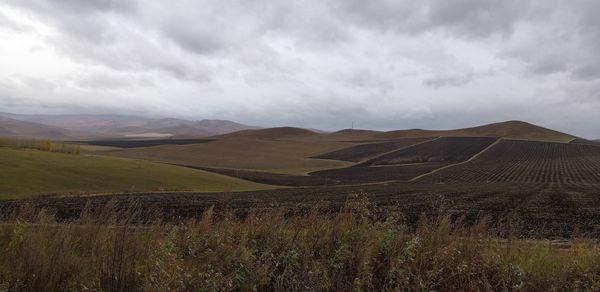 Scenic view of landscape against sky