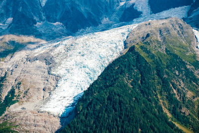 Scenic view of snowcapped mountains