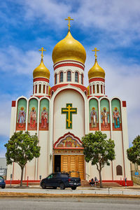 View of church